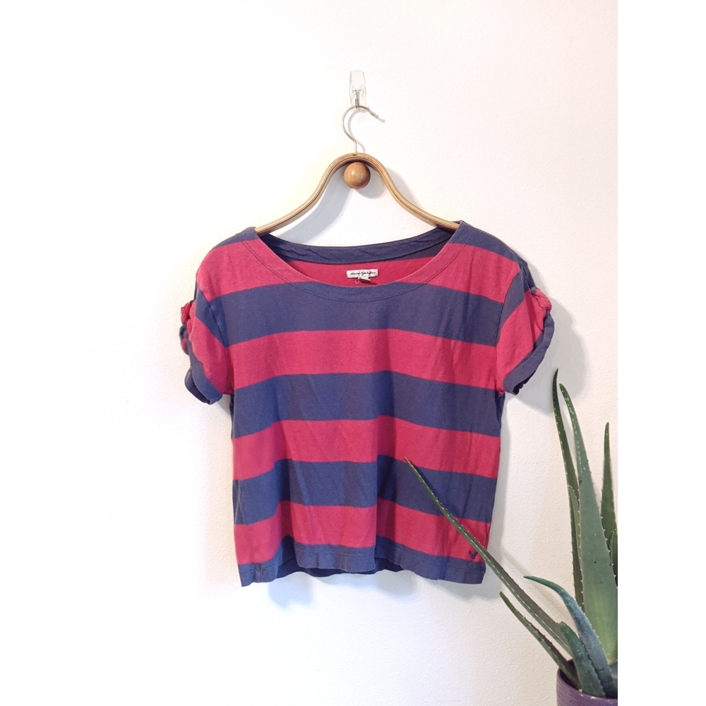 Striped crop top